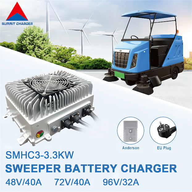 Batterieladegerät für Aufsitzwäscher